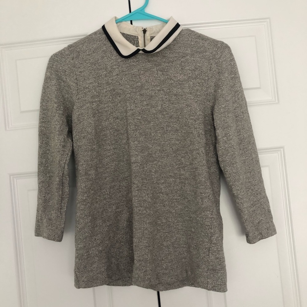 J.crew grey pullover!